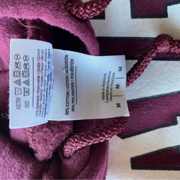 Harvard Maroon Burgandy Hoodie, size Medium - Picture 3 of 7